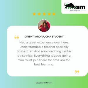 5 star review forFINAIM CMA US coaching